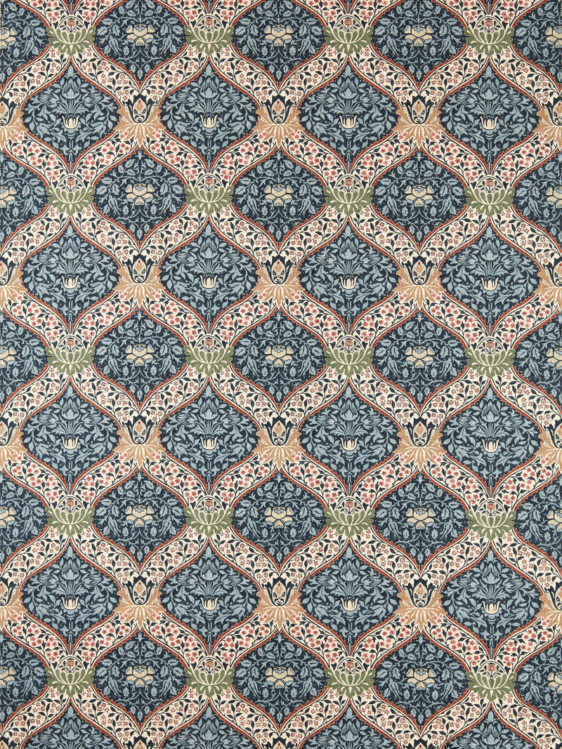 Morris & Co. Norbury Weave Furnishing Fabric floral pattern, imported from the UK