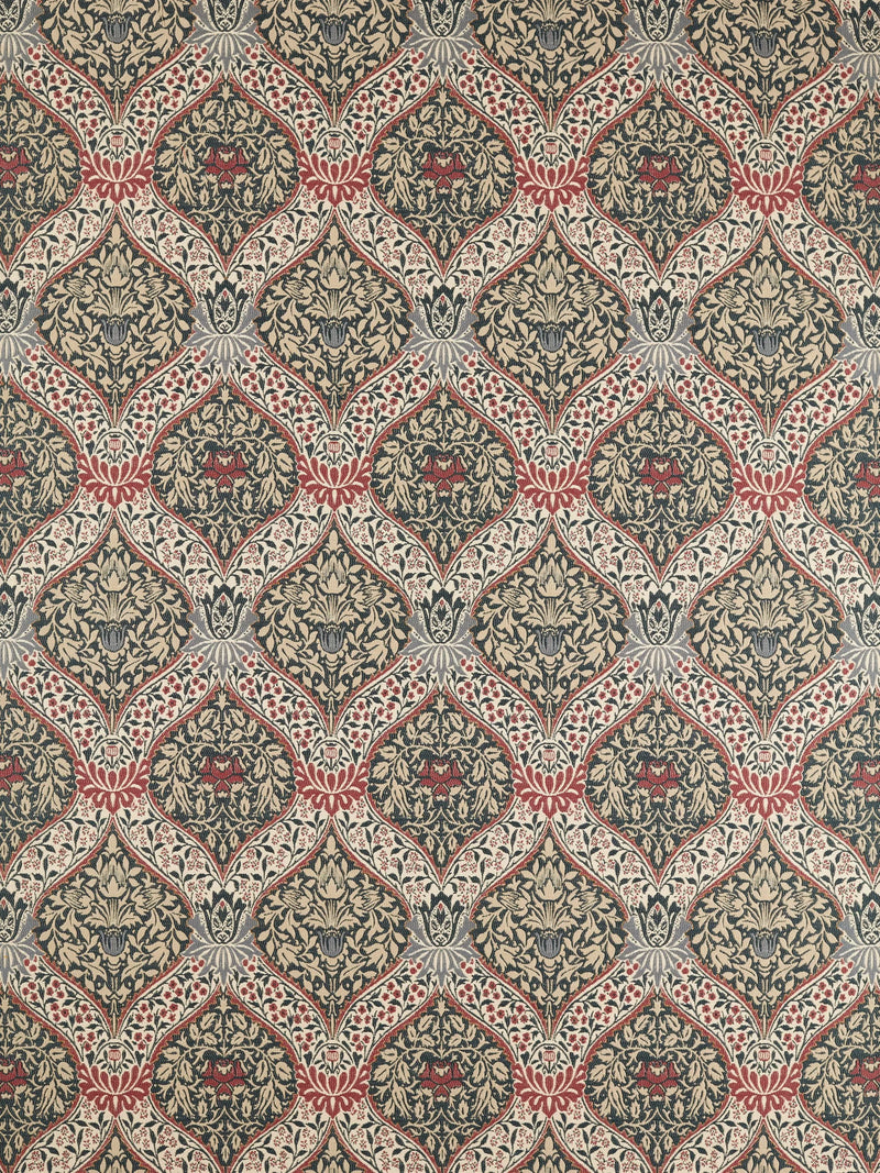 Morris & Co. Norbury Weave Furnishing Fabric floral pattern, imported from the UK