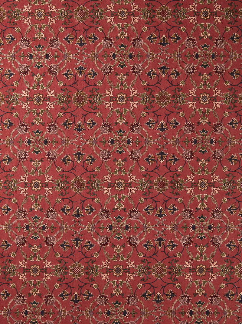 Morris & Co. Persian Scroll embroidery furnishing fabric, UK version