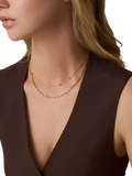 Orelia LUXE mini starburst necklace 40cm pale gold, imported from the UK