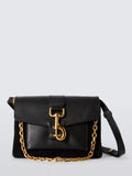 John Lewis Leather and Suede Chain Crossbody Bag