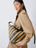 John Lewis Eden suede and leather hobo bag (British brand)