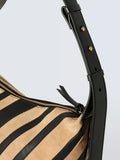 John Lewis Eden suede and leather hobo bag (British brand)