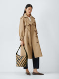 John Lewis Eden suede and leather hobo bag (British brand)
