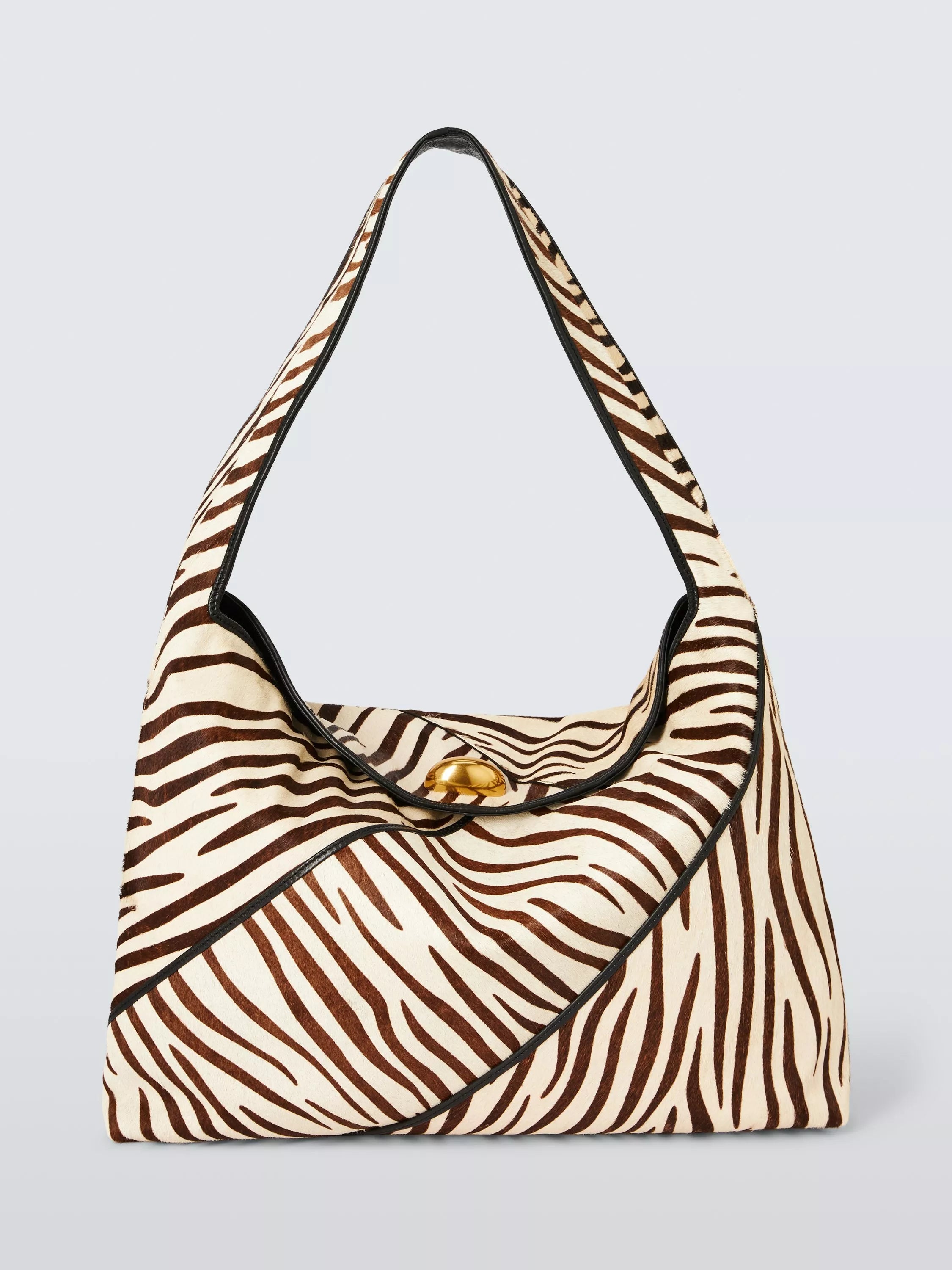 John Lewis zebra hair-on-leather tote bag (British brand)