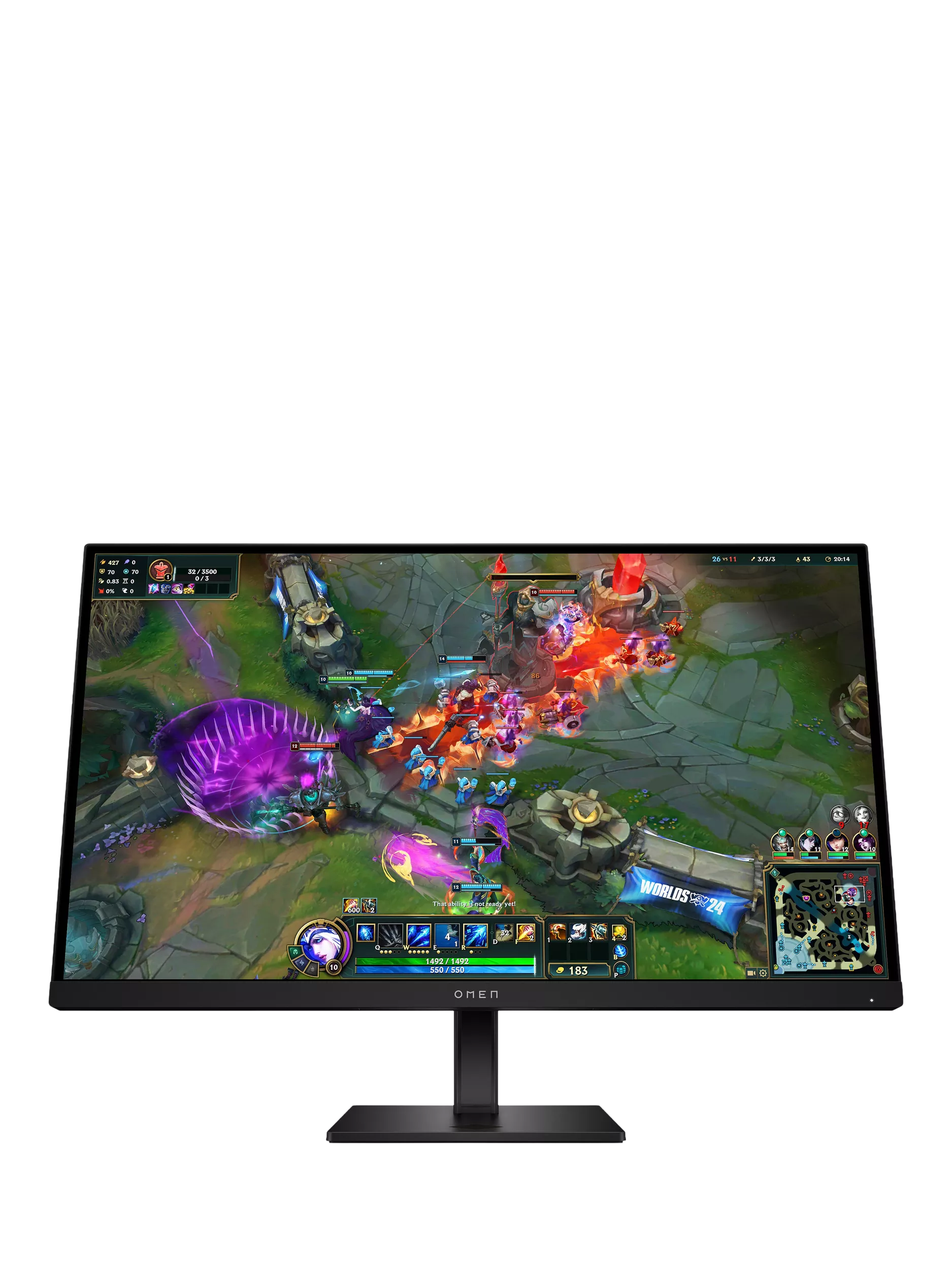 HP OMEN 27 inch QHD gaming monitor with 280Hz, UK version
