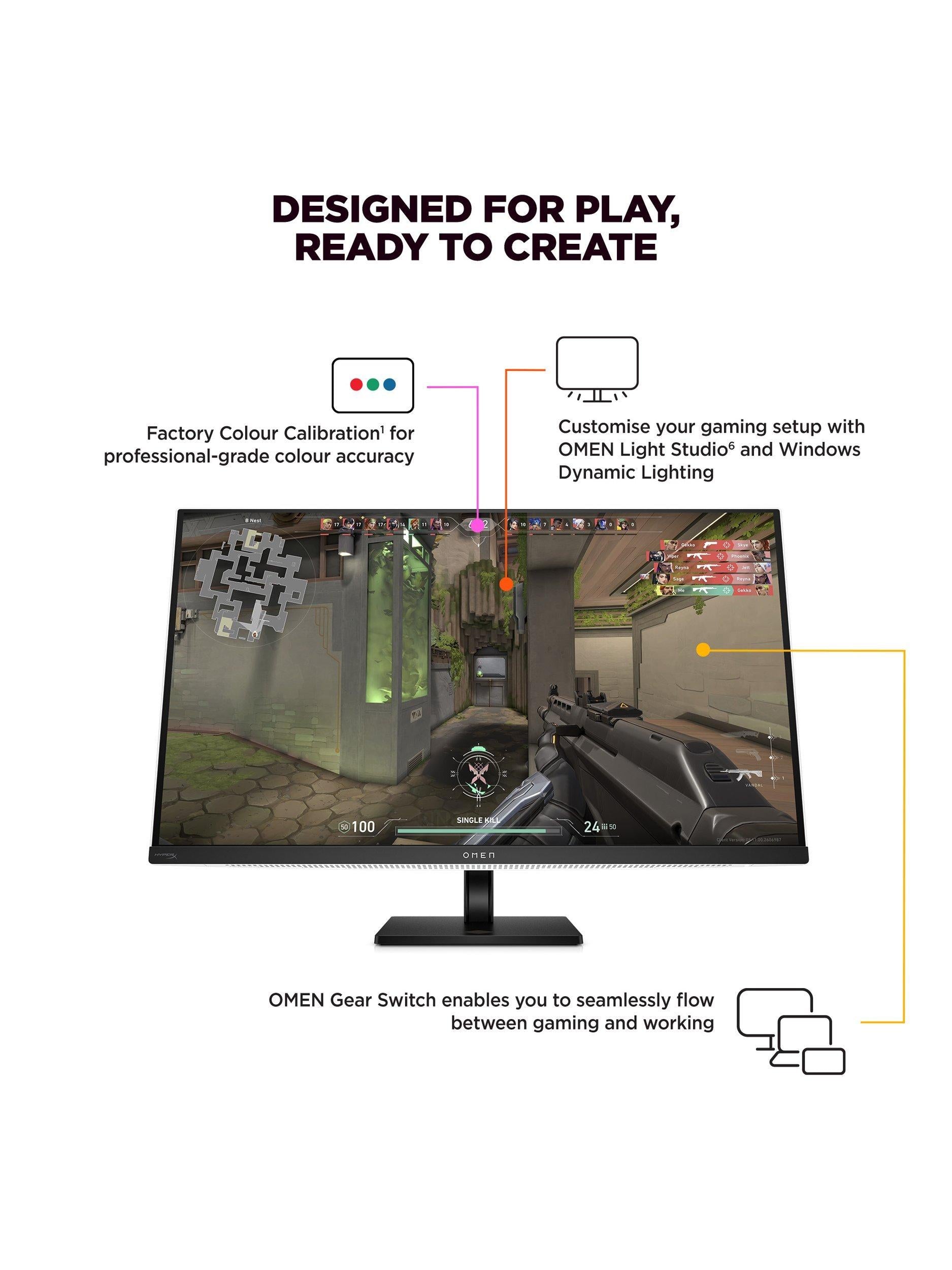HP OMEN 32 OLED UHD 240Hz gaming monitor - British product