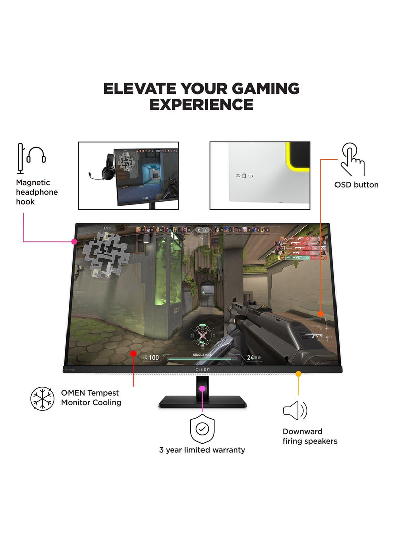 HP OMEN 32 OLED UHD 240Hz gaming monitor - British product