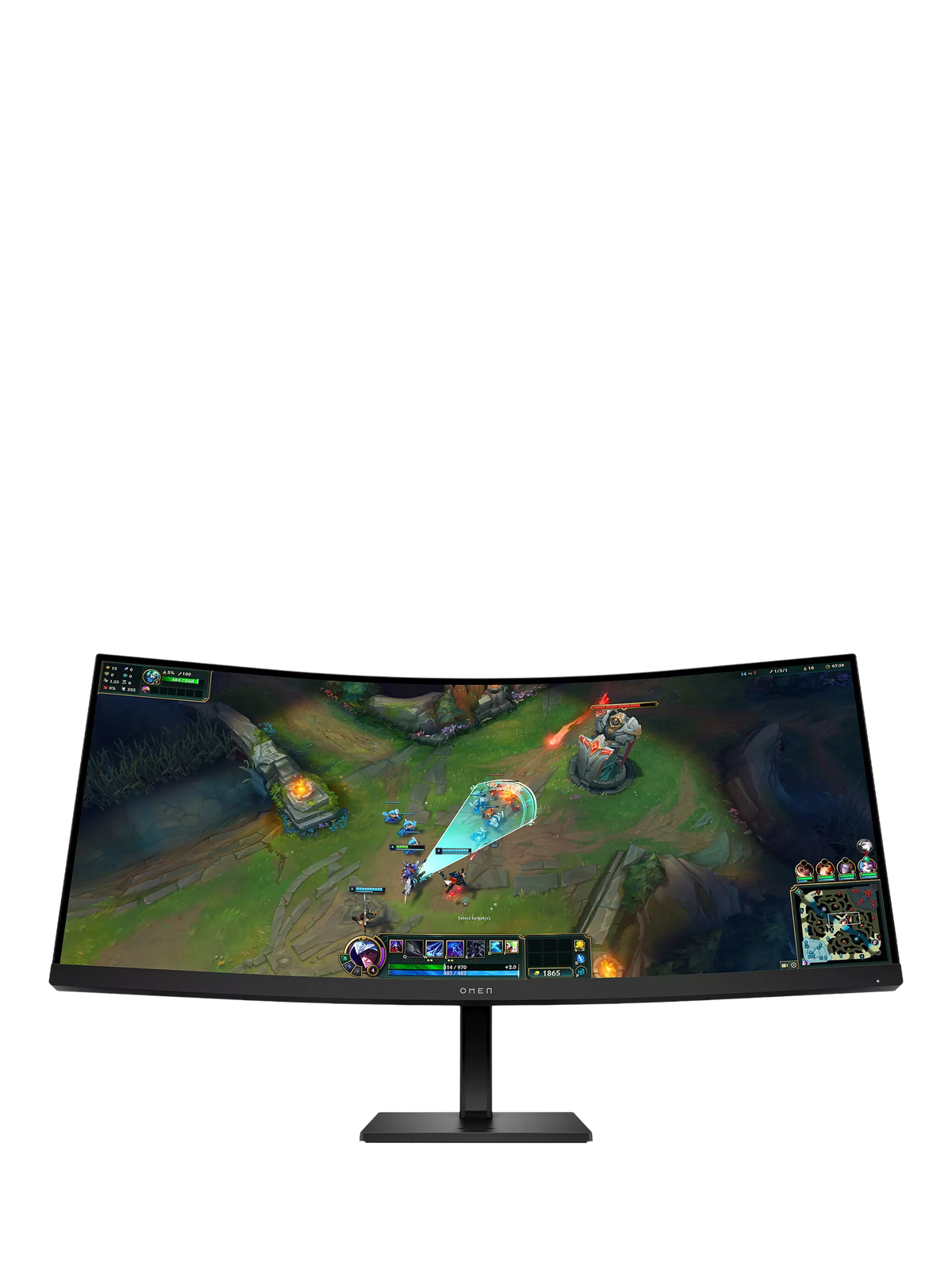 HP OMEN 34c curved WQHD gaming monitor 34 inches, imported from the UK
