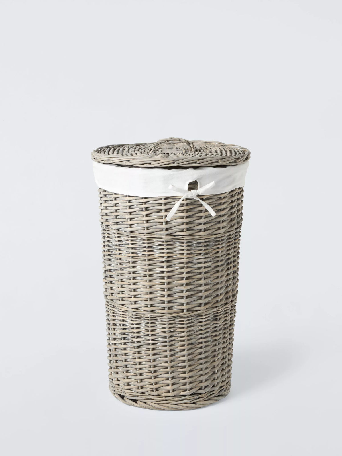 John Lewis round grey willow laundry basket - British product