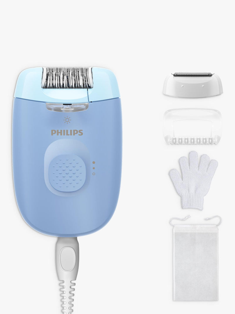 Philips 4000 Series epilator BRE247/00 blue - British product