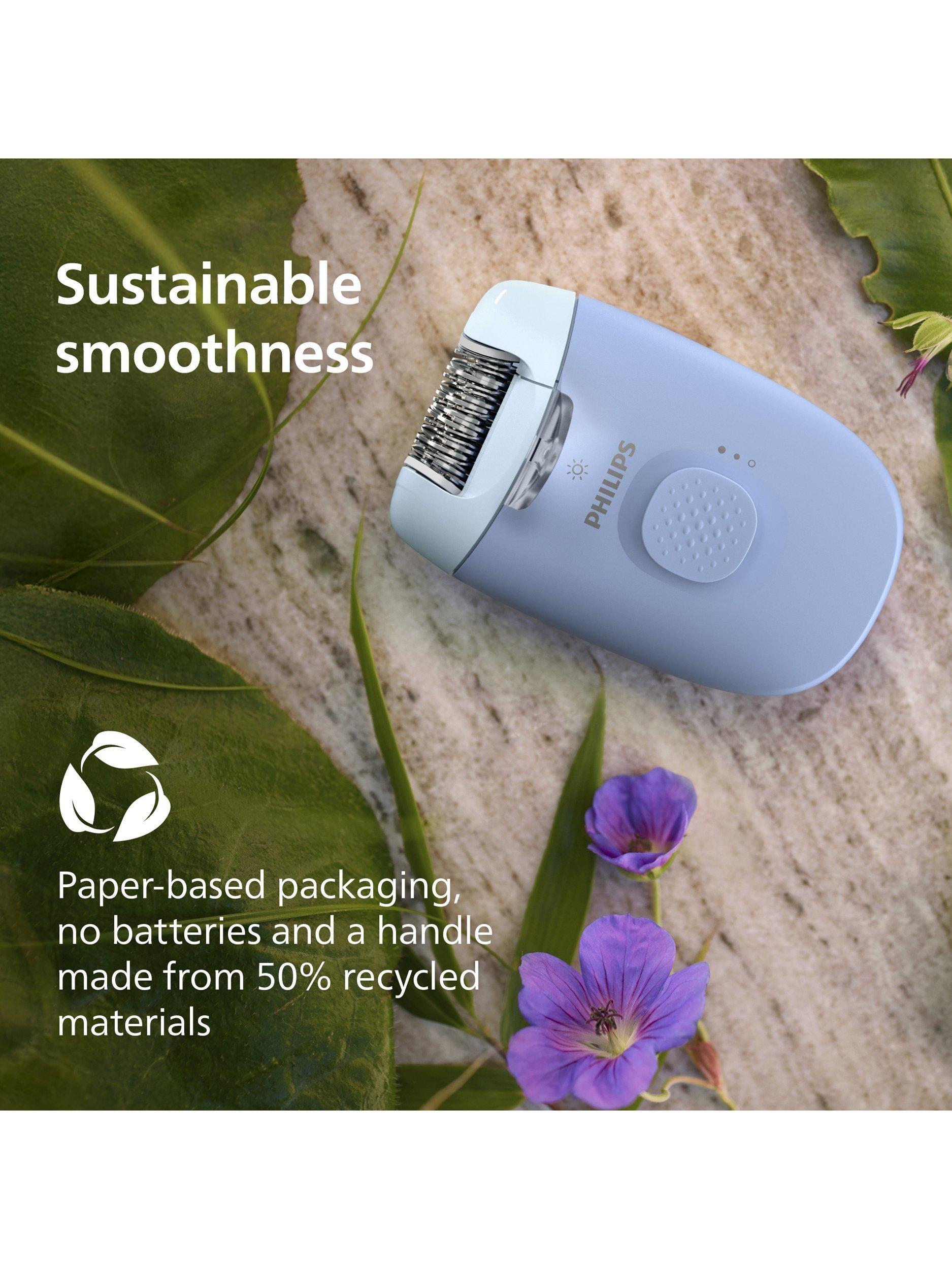 Philips 4000 Series epilator BRE247/00 blue - British product