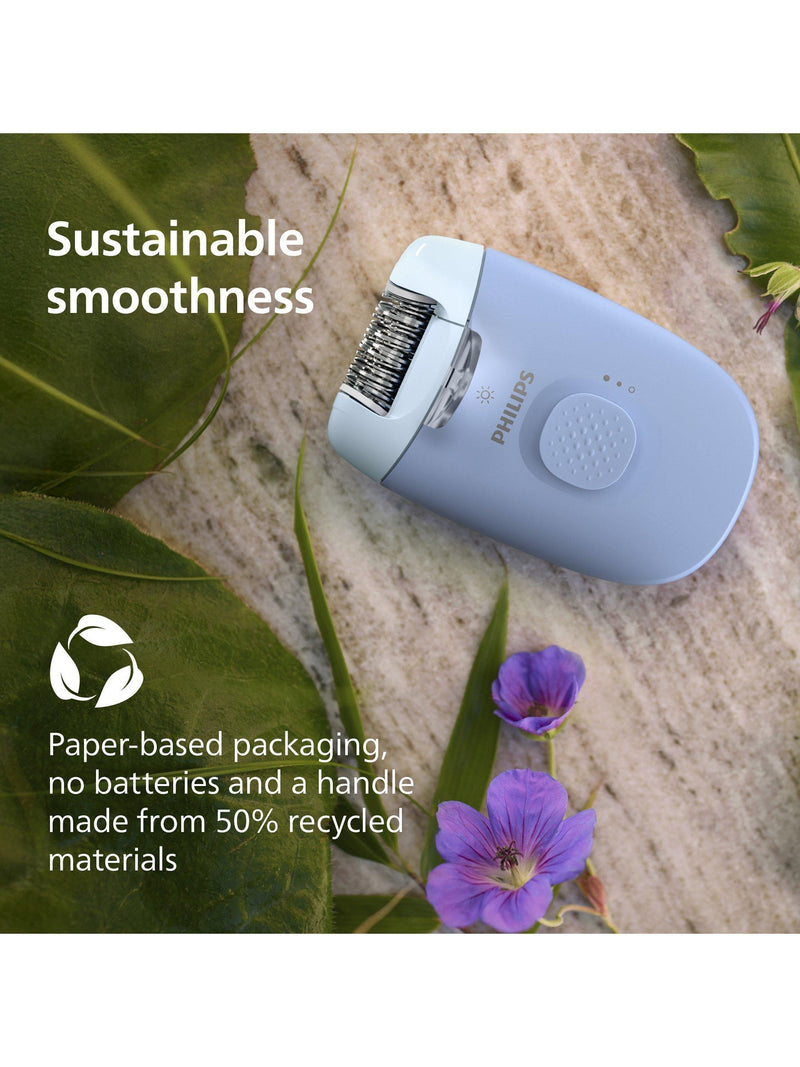 Philips 4000 Series epilator BRE247/00 blue - British product