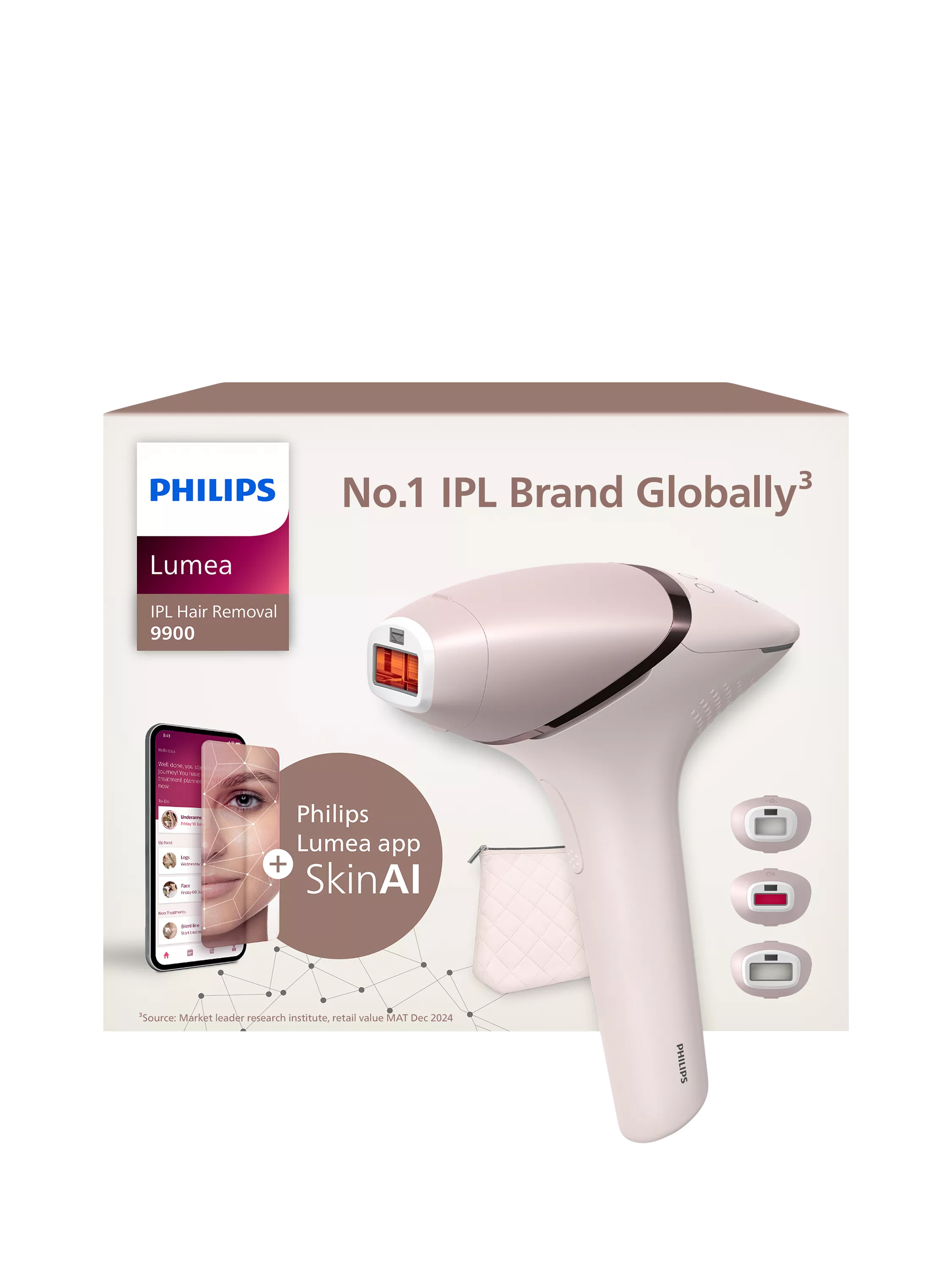 Philips Lumea Series 9900 cordless IPL hair removal device - British product