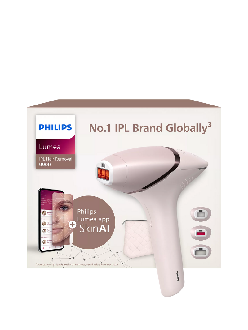 Philips Lumea Series 9900 cordless IPL hair removal device - British product