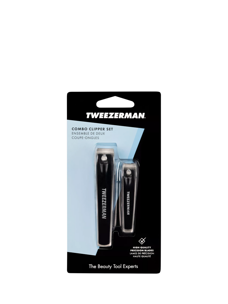 Tweezerman combo clipper set stainless steel nail care tool, imported from the UK