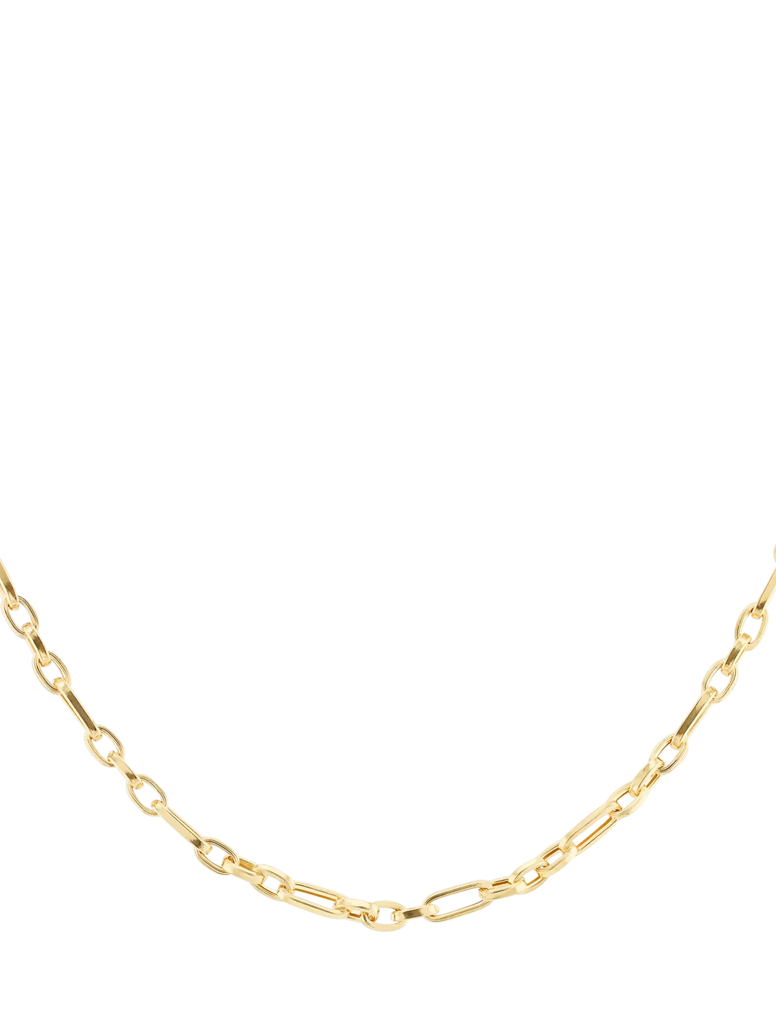 IBB 9ct yellow gold figaro chain necklace UK version