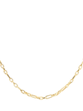 IBB 9ct yellow gold figaro chain necklace UK version