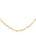IBB 9ct yellow gold figaro chain necklace UK version