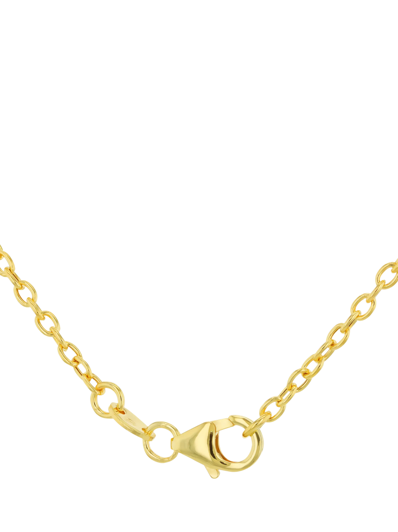 IBB 9ct yellow gold rolo curb chain necklace, imported from the UK