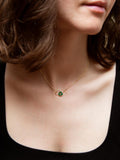 IBB malachite heart pendant 9ct gold necklace - British product