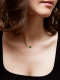 IBB malachite heart pendant 9ct gold necklace - British product