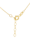 IBB cubic zirconia necklace in yellow gold 9ct, UK version