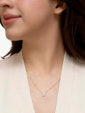 IBB 9ct yellow gold rainbow butterfly necklace, UK version