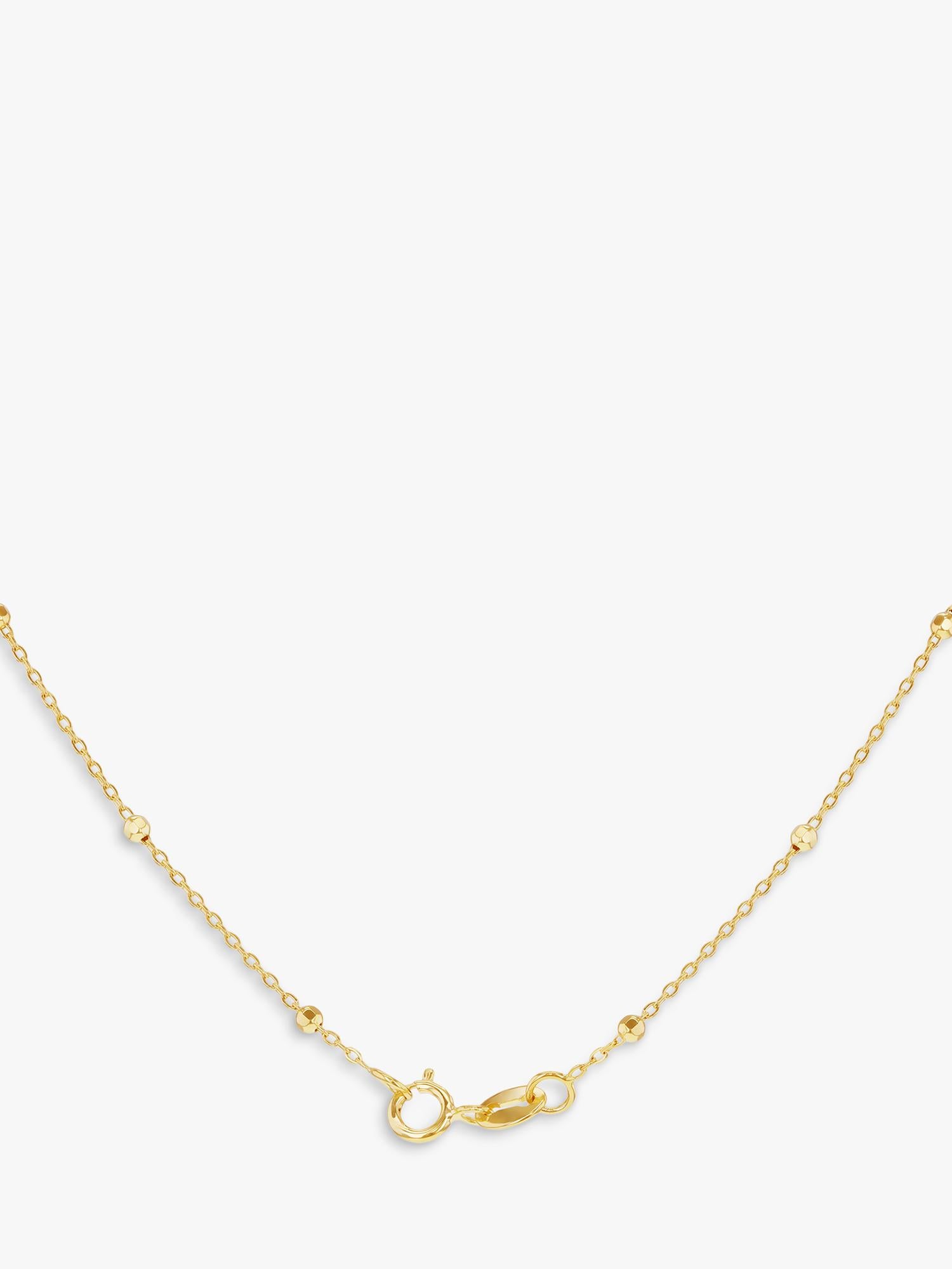 IBB 9ct yellow gold rainbow butterfly necklace, UK version