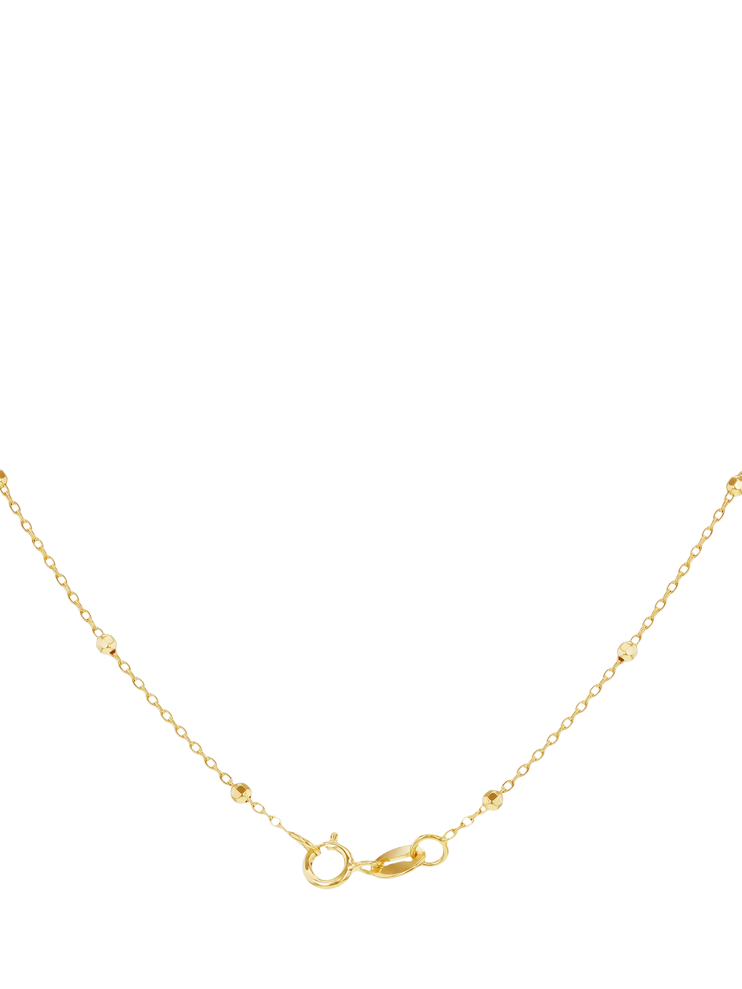 IBB 9ct yellow gold rainbow heart pendant necklace, UK version