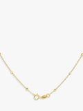 IBB 9ct yellow gold rainbow heart pendant necklace, UK version