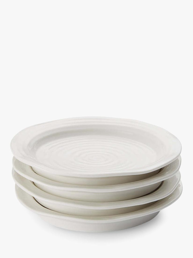 Sophie Conran tea plates white 15cm set of 4 - British product