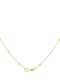 IBB 9ct yellow gold rainbow petal pendant necklace - British product