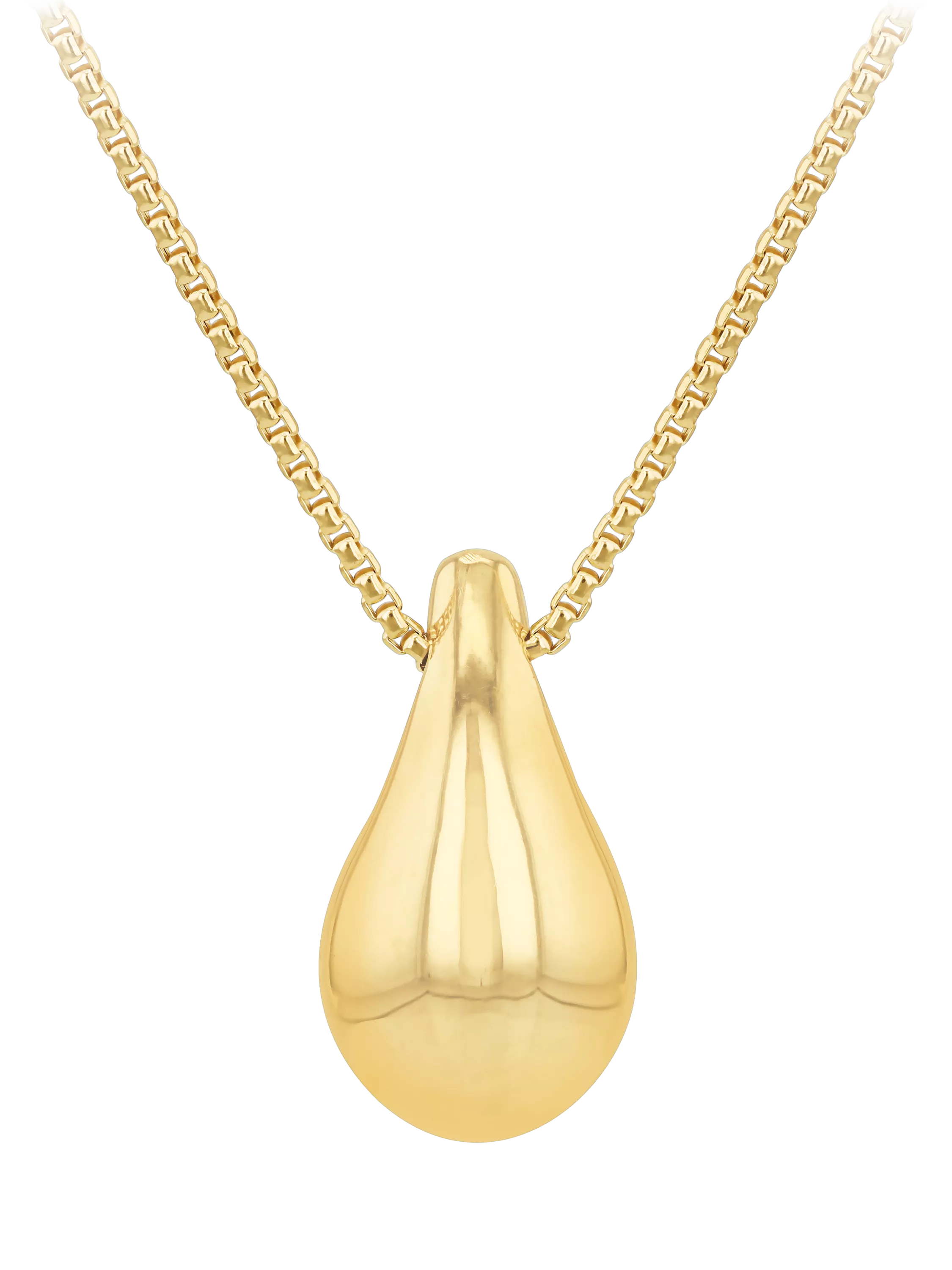 IBB 9ct gold teardrop necklace, UK version