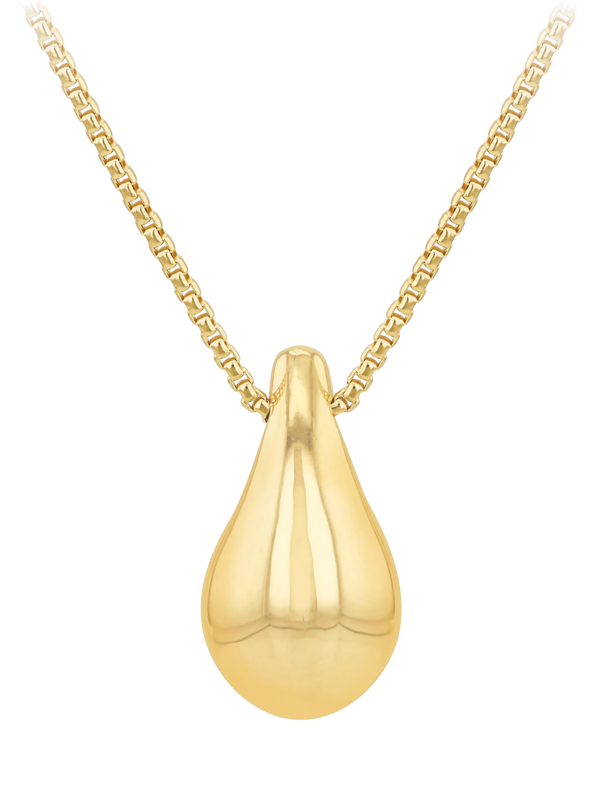 IBB 9ct gold teardrop necklace, UK version