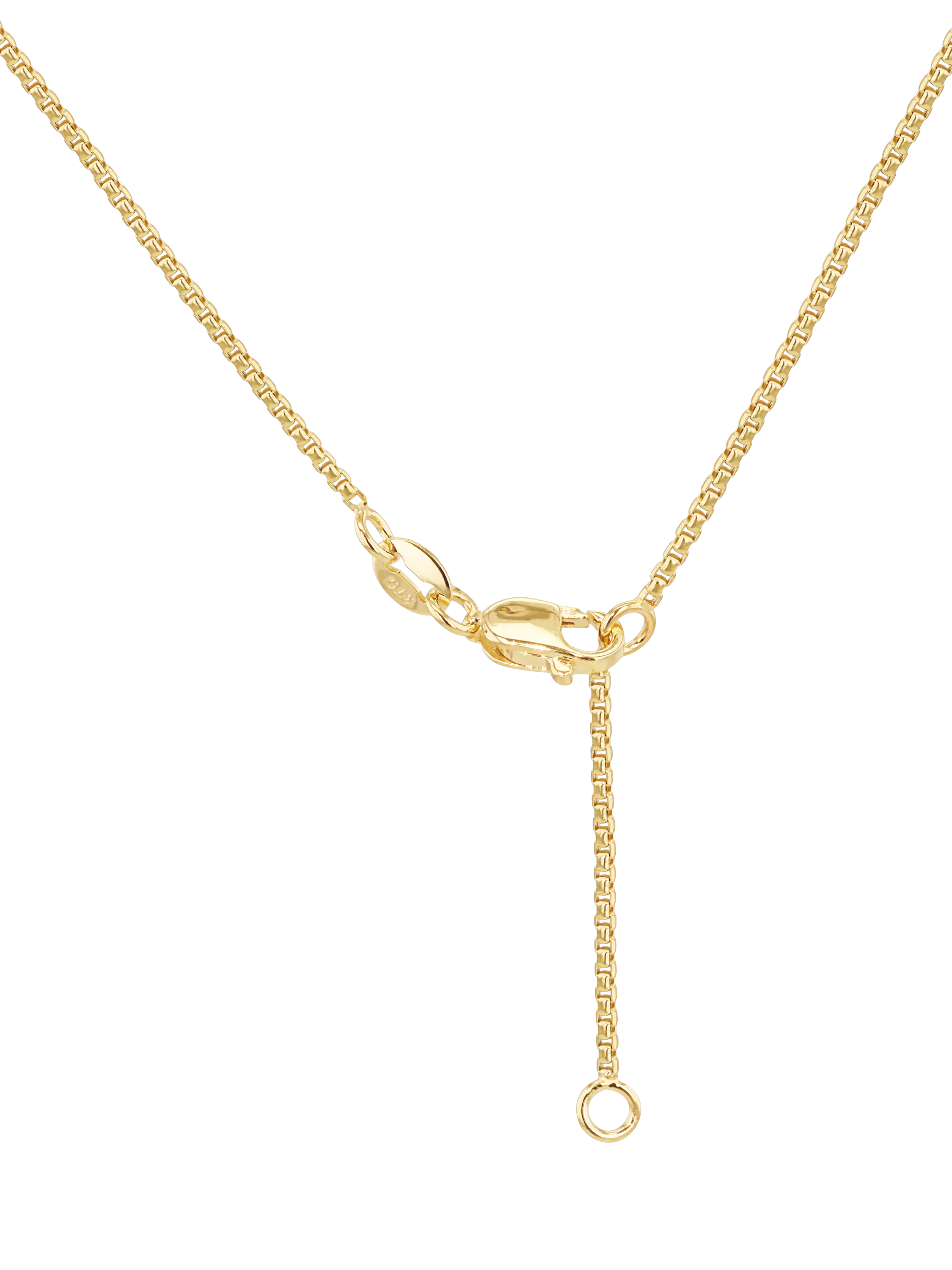 IBB 9ct gold teardrop necklace, UK version