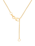IBB yellow gold trace chain necklace 43-46cm - British product