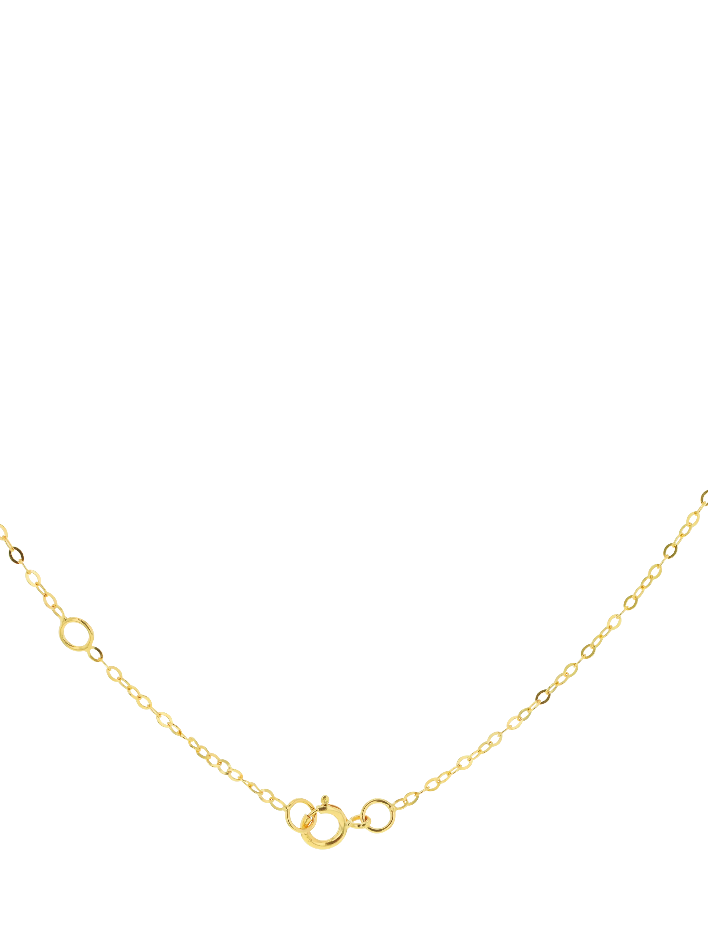 IBB 9ct gold paper chain necklace (British brand)
