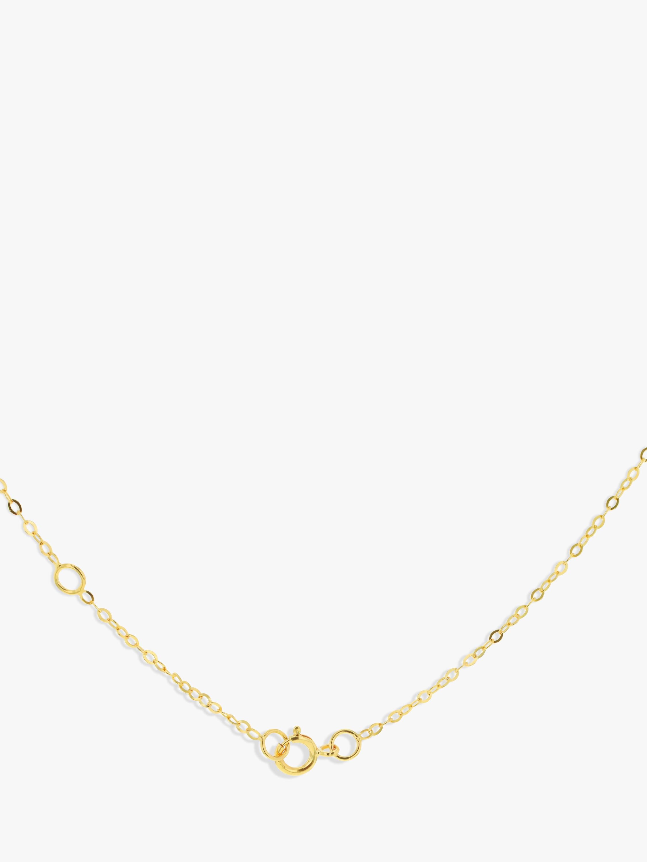 IBB 9ct gold paper chain necklace (British brand)
