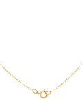 IBB 9ct yellow gold circle and bead necklace 46cm, imported from the UK