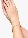IBB 9ct yellow gold figarope bracelet (British brand)