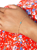 IBB evil eye charm bracelet 9ct yellow gold, UK version