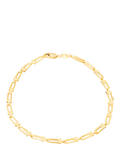 IBB 9ct gold mini industrial chain bracelet - British product