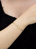 IBB 9ct gold rainbow butterfly bangle, imported from the UK