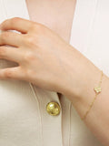 IBB gold bracelet rainbow butterfly charm 9ct - British product