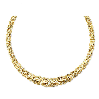Costco UK Bizantina 18ct Yellow Gold Necklace - 45.7cm- Buy online at McGrocer