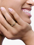 Monica Vinader Signature Stack Ring gold and silver (British brand)