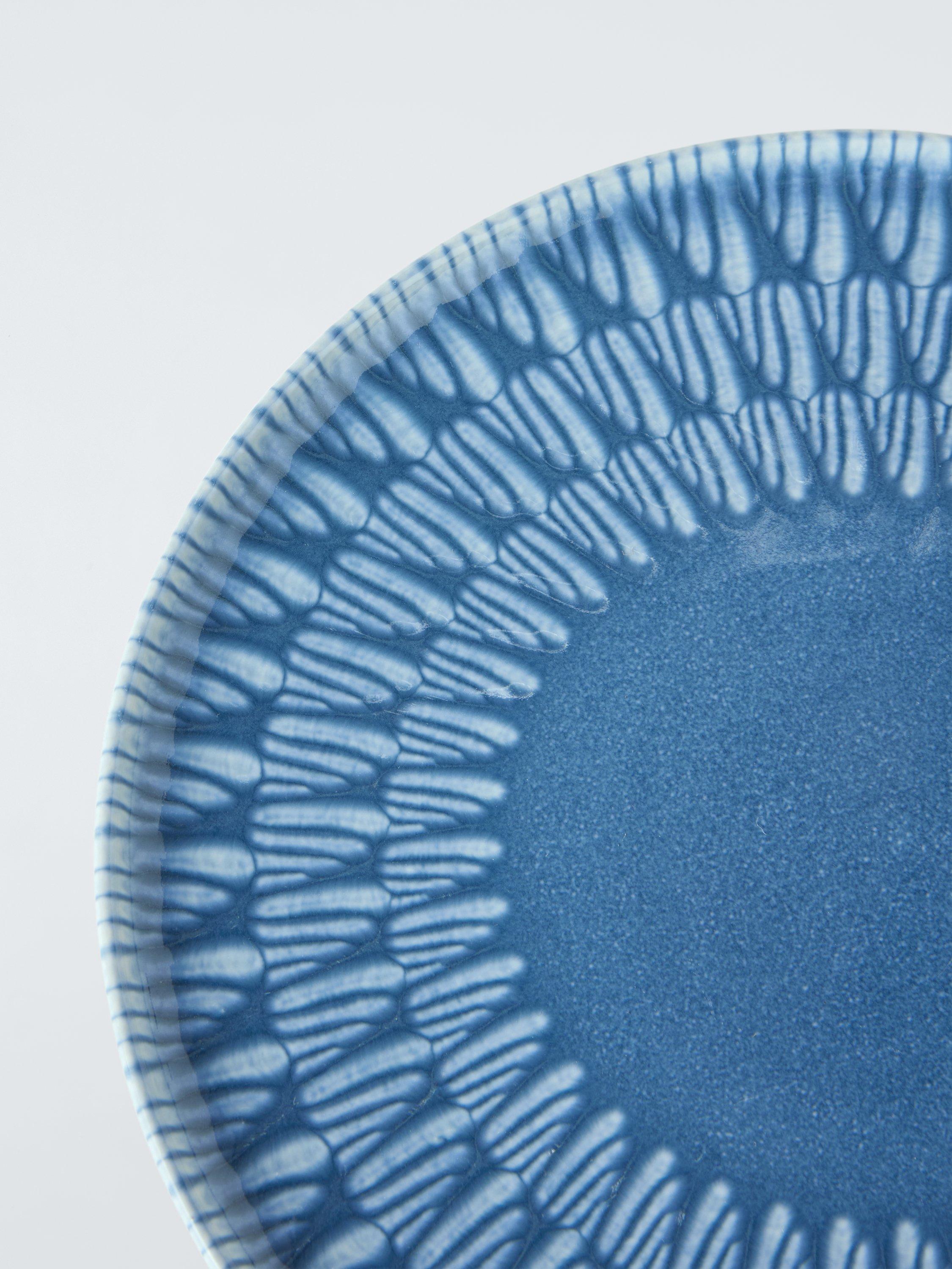 John Lewis stoneware dinner plate blue 27cm (British brand)