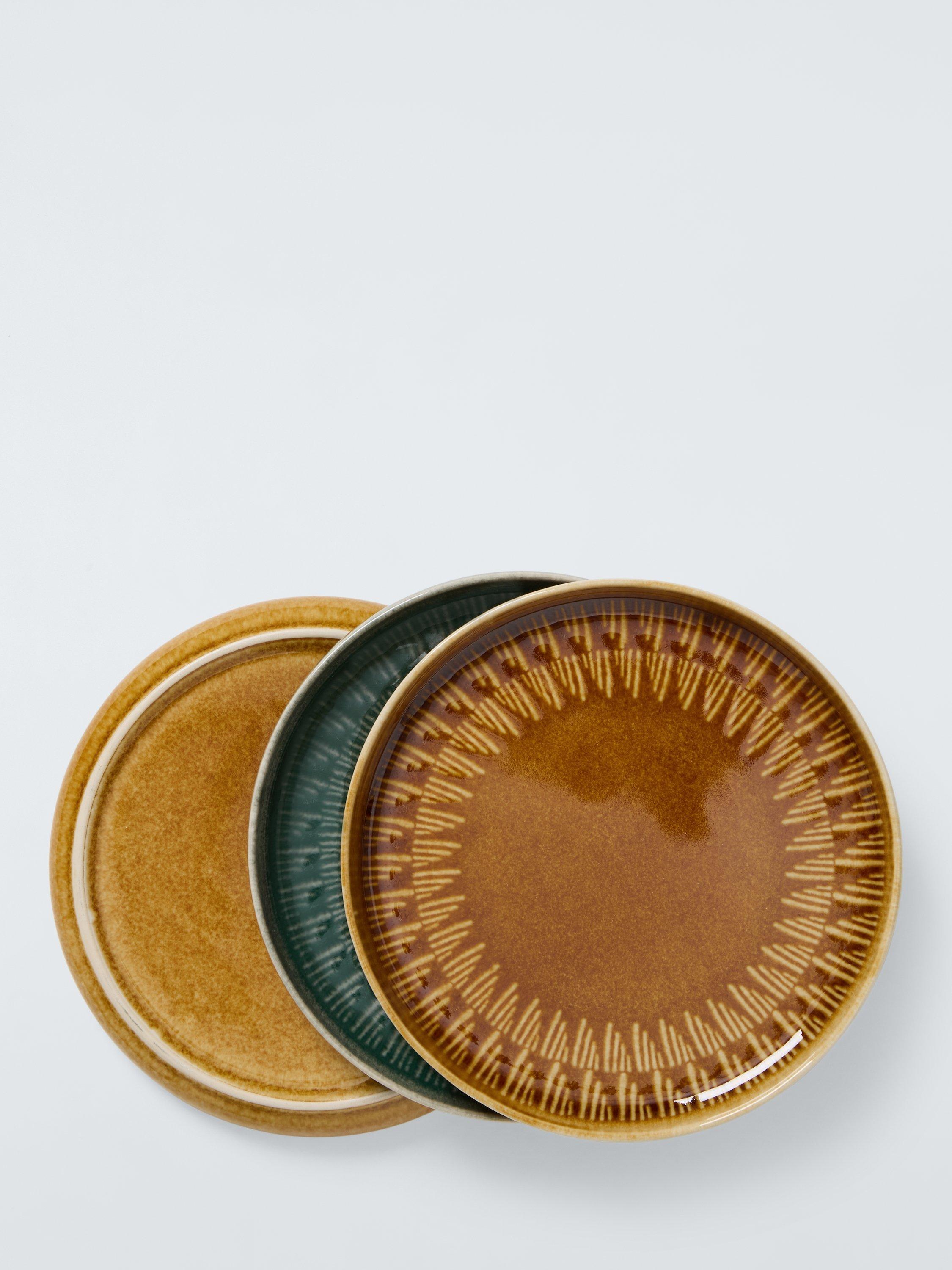 John Lewis Modern Rustic stoneware plates set of 4 16cm - British product