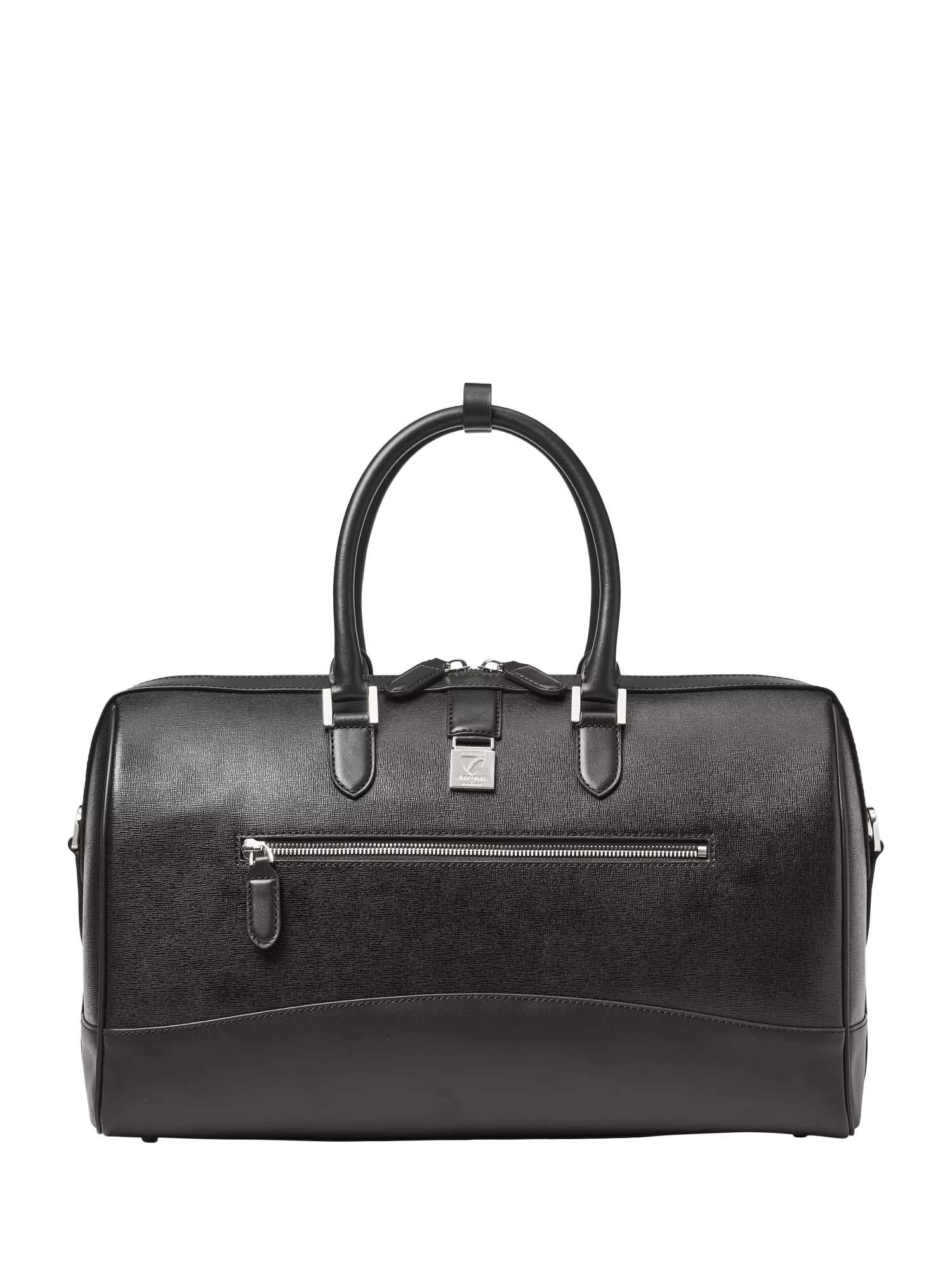 Aspinal of London Connaught leather flight bag black (British brand)